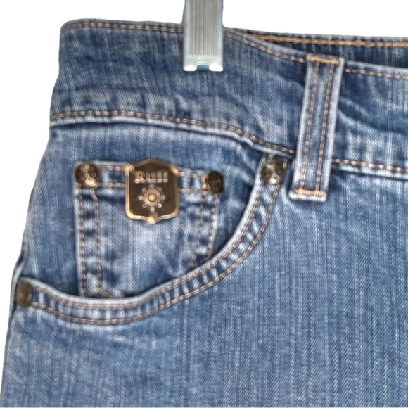 Ruff Hewn Bootcut Midwash Blue Jeans - Picture 3 of 16